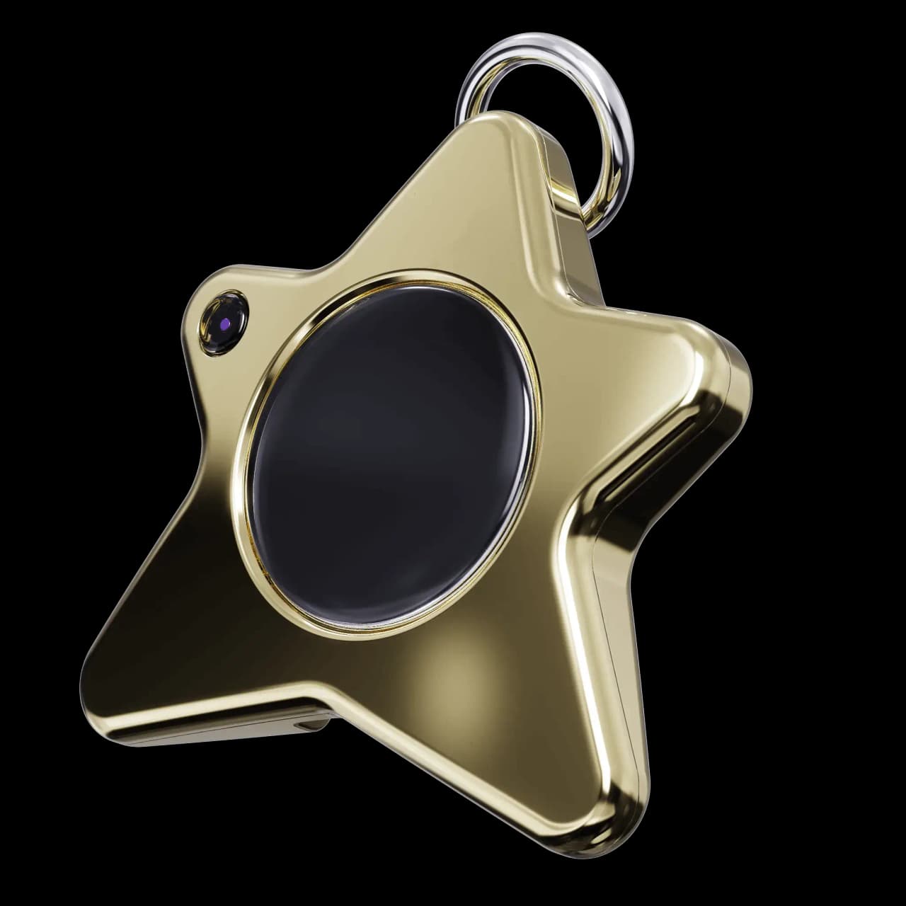 Oneira Brass edition pocket companion in warm brass metal — material study render