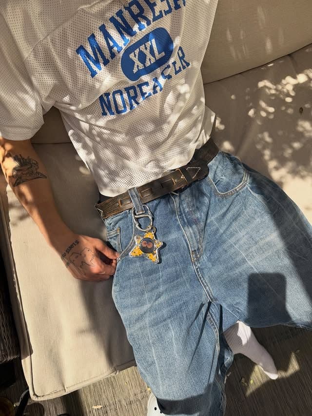 Oneira working prototype carried at the waist on a belt — unretouched photo