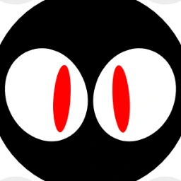 Cat eyes in the Laser color palette