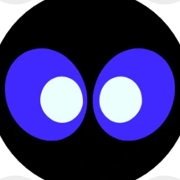 Circle eyes in the Moon color palette